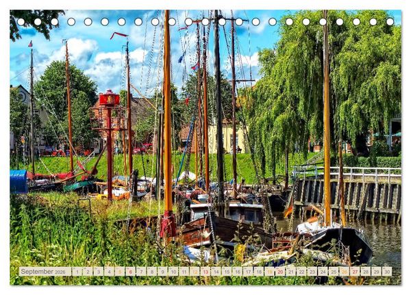 Produktbild: Reise an die Nordsee - Carolinensiel (Tischkalender 2026 DIN A5 quer), CALVENDO Monatskalender