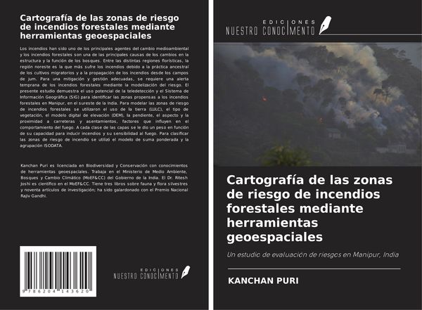 Produktbild: Cartograf&iacute;a de las zonas de riesgo de incendios forestales mediante herramientas geoespaciales