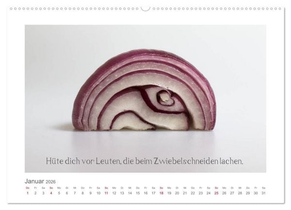 Produktbild: FunnyFood (hochwertiger Premium Wandkalender 2026 DIN A2 quer), Kunstdruck in Hochglanz