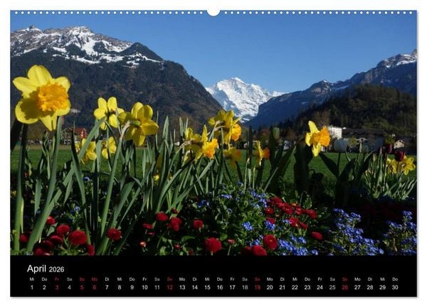 Produktbild: Berner Oberland (Wandkalender 2026 DIN A2 quer), CALVENDO Monatskalender
