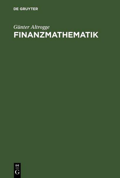 Produktbild: Finanzmathematik