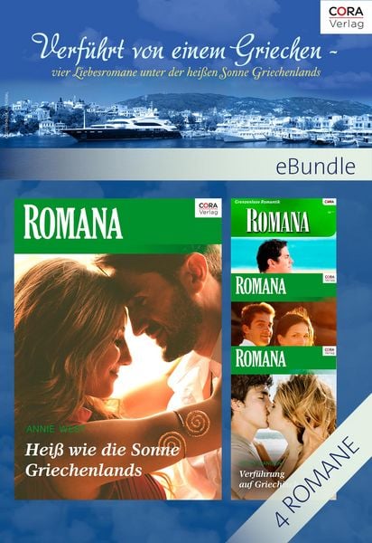 Produktbild: Verf&uuml;hrt von einem Griechen - vier Liebesromane unter der hei&szlig;en Sonne Griechenlands