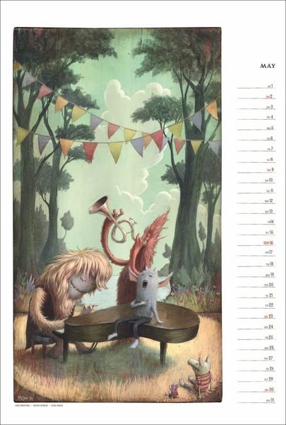 Produktbild: Zozoville Kalendarium 2027 - The Art of Mateo Dineen & Johan Potma