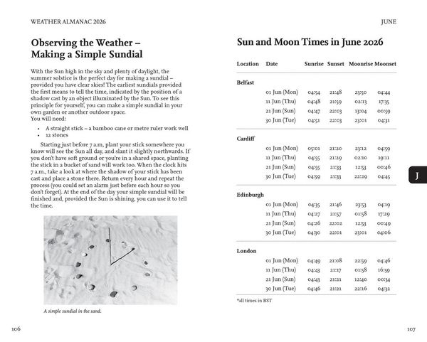 Produktbild: WEATHER ALMANAC 2026 HB