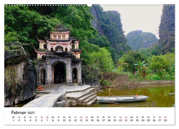 Produktbild: Vietnams verborgenes Paradies (hochwertiger Premium Wandkalender 2027 DIN A2 quer), Kunstdruck in Hochglanz