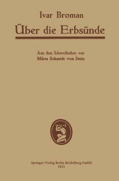 Produktbild: &Uuml;ber die Erbs&uuml;nde