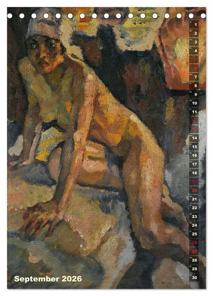 Produktbild: Leo Putz - Die Kunst der Sinnlichkeit (Tischkalender 2026 DIN A5 hoch), CALVENDO Monatskalender