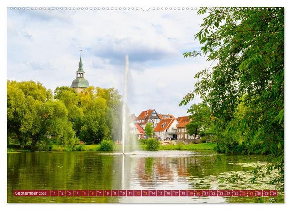Produktbild: Ein Blick auf Rheda-Wiedenbr&uuml;ck (hochwertiger Premium Wandkalender 2026 DIN A2 quer), Kunstdruck in Hochglanz