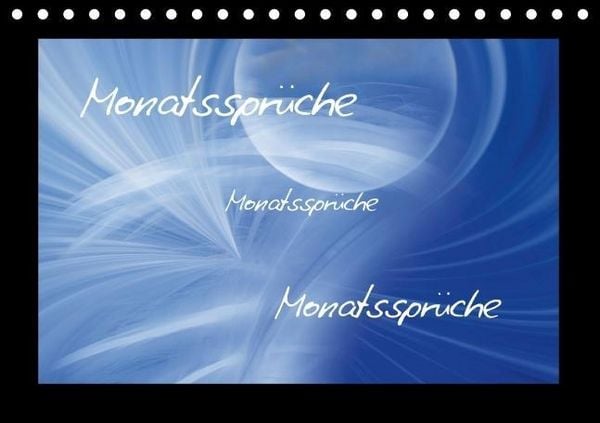 Produktbild: Monatsspr&uuml;che (Tischkalender immerw&auml;hrend DIN A5 quer)