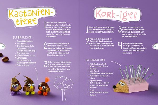 Produktbild: Das große Bastelbuch für die Allerkleinsten Naturmaterial