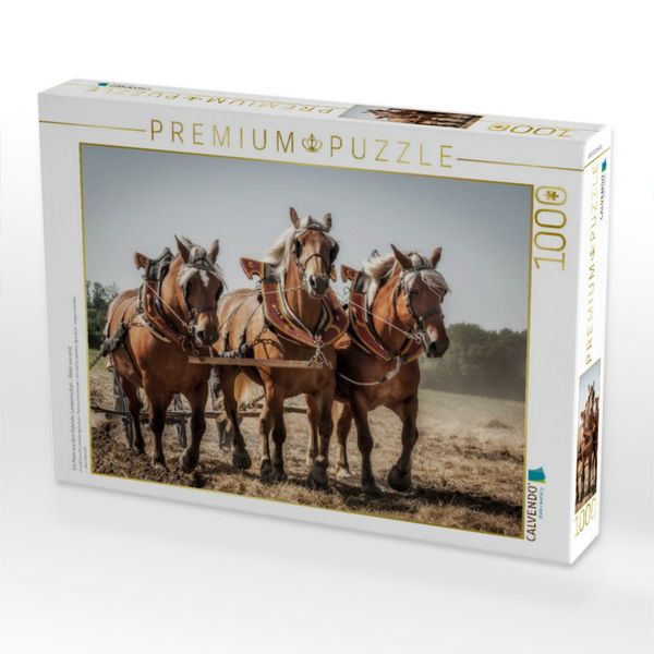 Produktbild: CALVENDO Puzzle Ein Motiv aus dem Kalender Landwirtschaft - Bilder von einst | 1000 Teile Lege-Gr&ouml;&szlig;e 64x48cm Foto-Puzzle f&uuml;r gl&uuml;ckliche Stunden