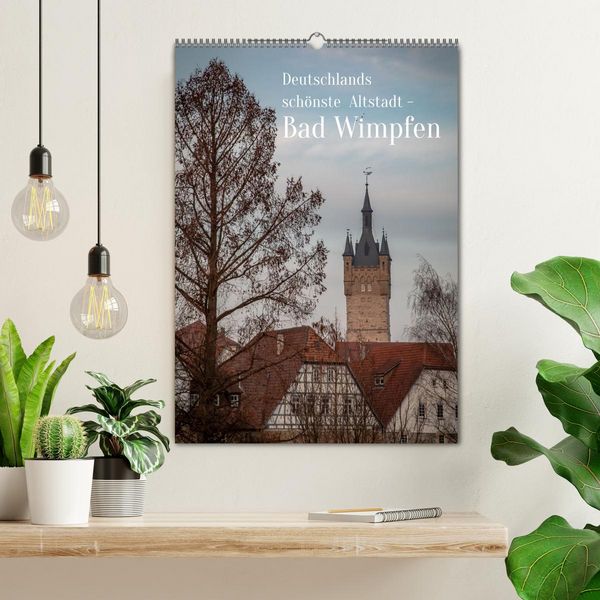 Produktbild: Deutschlands sch&ouml;nste Altstadt - Bad Wimpfen (Wandkalender 2027 DIN A2 hoch), CALVENDO Monatskalender
