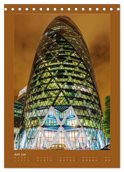 Produktbild: High-Tech-Architektur (Tischkalender 2026 DIN A5 hoch), CALVENDO Monatskalender