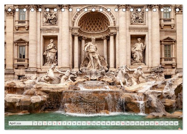 Produktbild: Italien - Rom (Tischkalender 2026 DIN A5 quer), CALVENDO Monatskalender