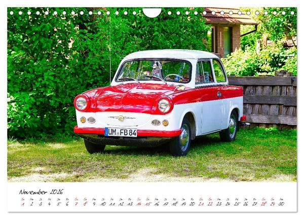 Produktbild: Trabi-Treffen (Wandkalender 2026 DIN A4 quer), CALVENDO Monatskalender