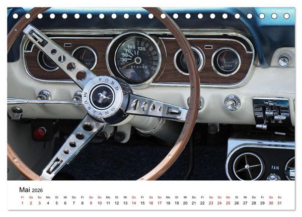 Produktbild: Klassische Armaturenbretter (Tischkalender 2026 DIN A5 quer), CALVENDO Monatskalender