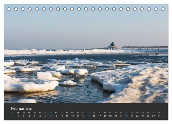 Produktbild: Usedom-Fotografie.de (Tischkalender 2026 DIN A5 quer), CALVENDO Monatskalender