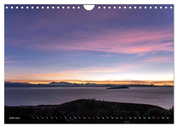 Produktbild: Peru - Bolivien. Eine s&uuml;damerikanische Zwei-L&auml;nder-Reise (Wandkalender 2026 DIN A4 quer), CALVENDO Monatskalender