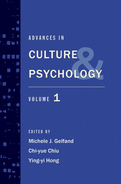 Produktbild: Advances in Culture and Psychology