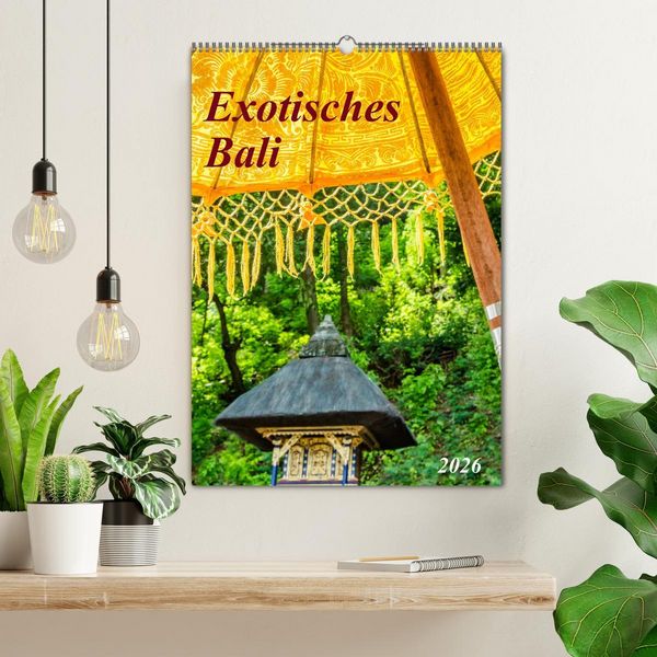 Produktbild: Exotisches Bali (Wandkalender 2026 DIN A2 hoch), CALVENDO Monatskalender