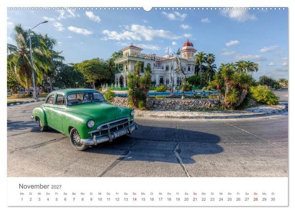 Produktbild: Kuba, karibische Tr&auml;ume (Wandkalender 2027 DIN A2 quer), CALVENDO Monatskalender
