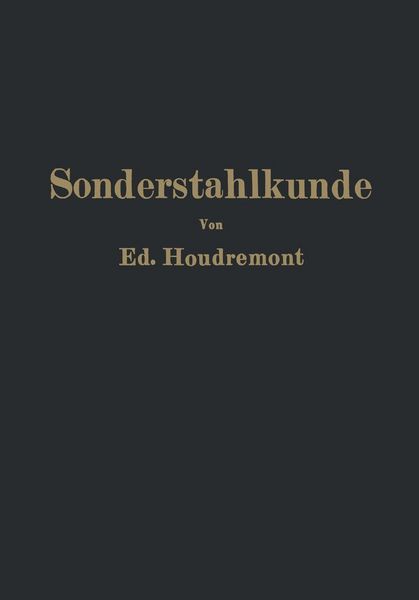 Produktbild: Einf&uuml;hrung in die Sonderstahlkunde
