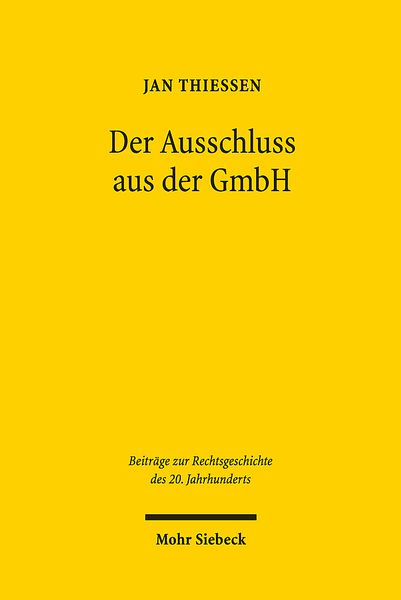 Produktbild: Der Ausschluss aus der GmbH