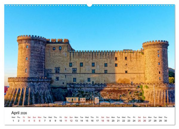 Produktbild: Gulf of Naples - Highlights (High Quality Premium Wall Calendar 2026 DIN A2 landscape),CALVENDO 12 Month Wall Calendar