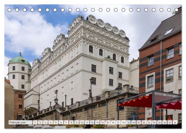 Produktbild: STETTIN Impressionen aus dem Stadtherzen (Tischkalender 2026 DIN A5 quer), CALVENDO Monatskalender