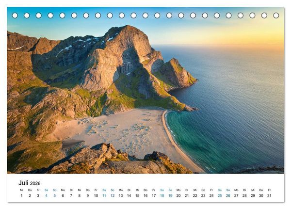 Produktbild: Blicke gen Norden (Tischkalender 2026 DIN A5 quer), CALVENDO Monatskalender