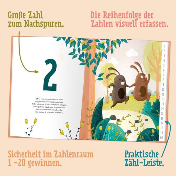 Produktbild: 1-2-3 kommt ein Hase vorbei