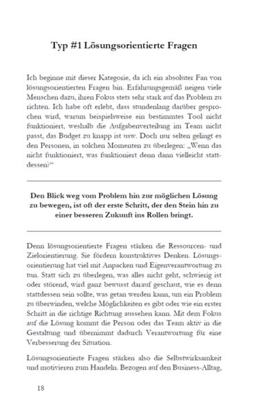 Produktbild: Systemische Fragetechniken gekonnt im Business-Alltag anwenden | Besser f&uuml;hren & kommunizieren mit dem Praxisbuch f&uuml;r Fach- & F&uuml;hrungskr&auml;fte