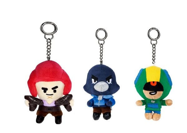 Brawl Stars Clip on Plüsch sortiert im 13 cm