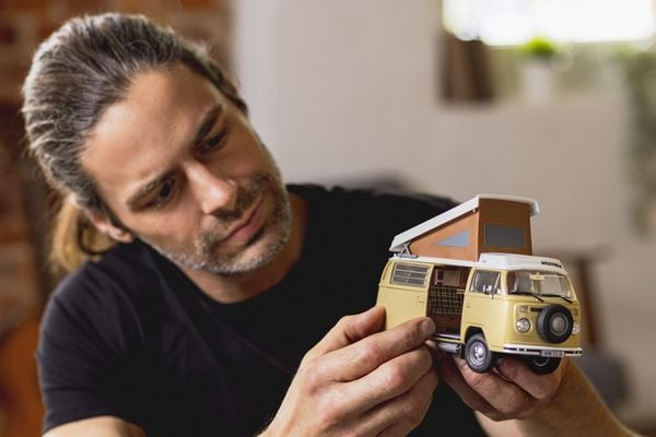 Produktbild: VW T2 Camper (Click System), Revell Bausatz zum Zusammenstecken mehrfarbig