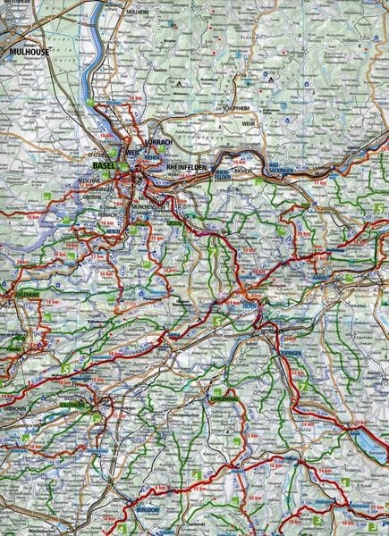 Produktbild: KuF Schweiz Wanderkarte