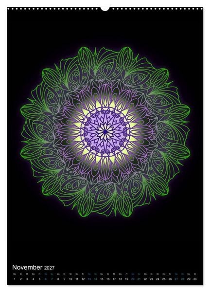 Produktbild: Mandala-Kalender 2027 (hochwertiger Premium Wandkalender 2027 DIN A2 hoch), Kunstdruck in Hochglanz