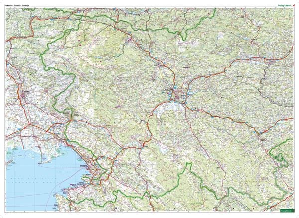 Slowenien, Straßen- und Freizeitkarte 1:150.000, freytag & berndt