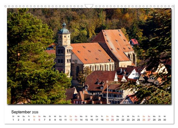 Produktbild: Aus der Ferne: Schw&auml;bisch Hall 2026 (Wandkalender 2026 DIN A3 quer), CALVENDO Monatskalender