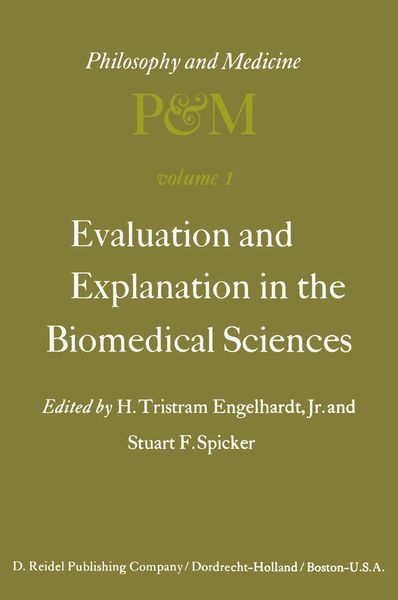 Produktbild: Evaluation and Explanation in the Biomedical Sciences
