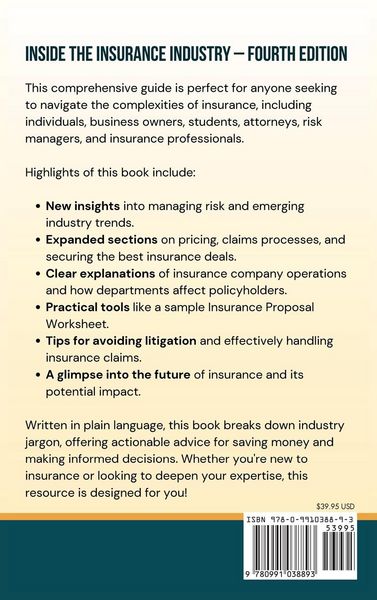 Produktbild: Inside the Insurance Industry - Fourth Edition