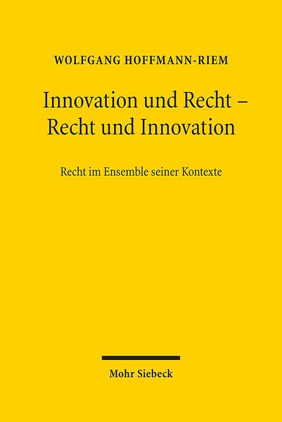 Produktbild: Innovation und Recht - Recht und Innovation