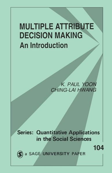 Produktbild: Multiple Attribute Decision Making