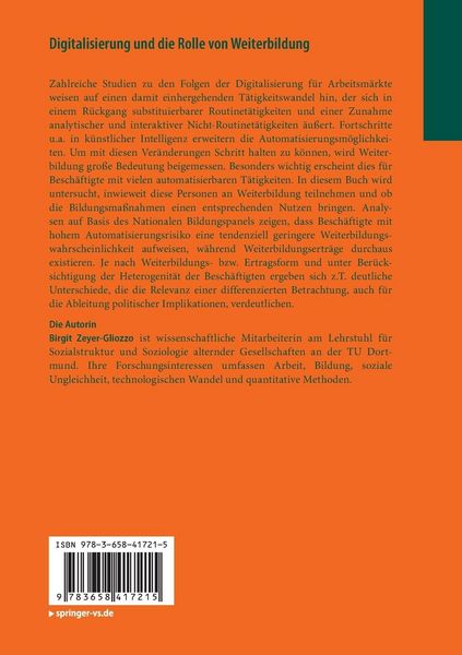 Produktbild: Digitalisierung und die Rolle von Weiterbildung