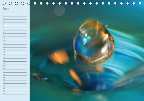 Produktbild: Geburtstagskalender "Wasser-Spiele" (Tischkalender immerw&auml;hrend DIN A5 quer)