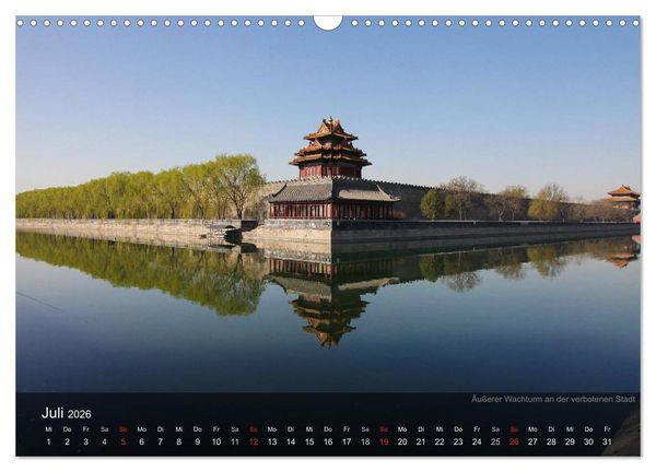Produktbild: Erlebe China (Wandkalender 2026 DIN A3 quer), CALVENDO Monatskalender