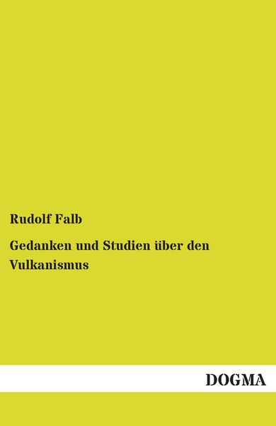 Produktbild: Gedanken und Studien &uuml;ber den Vulkanismus
