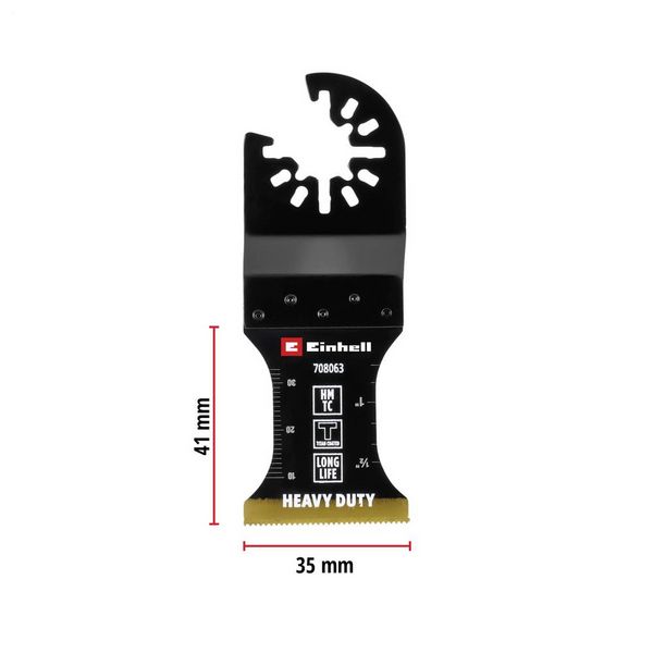 Produktbild: Einhell 708063 Tauchs&auml;geblatt HM-TI, 35mm Bimetall Multifunktionswerkzeug-Zubeh&ouml;r-Set 35 mm 1 St.