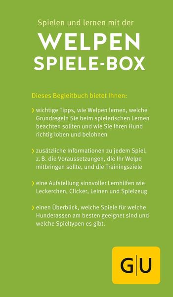 Welpen-Spiele-Box