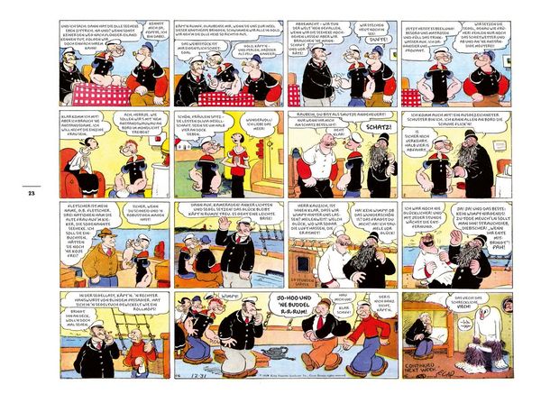 Produktbild: Die Bibliothek der Comic-Klassiker: Popeye