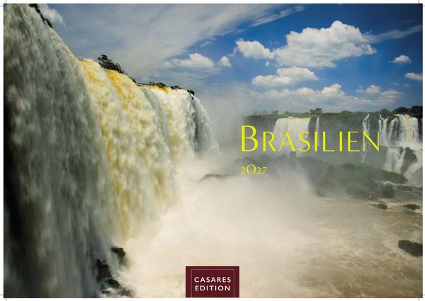 Produktbild: Brasilien Kalender 2027 &ndash; Wandkalender | Fotokalender S&uuml;damerika 24x35cm &ndash; Bildkalender mit beeindruckenden Fotos von Regenwald, K&uuml;ste & Metropolen f&uuml;r Fernweh & Fans
